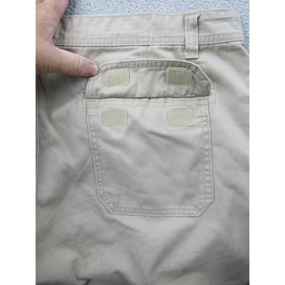 Mountain Club Mens Cargo Pants Size 40x32 Khaki Outdoor Casual Cotton - Picture 10 of 12